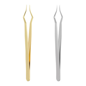 แหนบต่อขนตาขายดี ผลิตจากสแตนเลสอย่างดี ผ่านการทดสอบด้วยมือ ปลายแหลม - Product Image 1