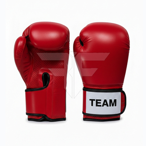 Guantes de Boxeo Profesionales Personalizados de Cuero PU con Absorción de Humedad y Cierre de Gancho y Bucle de Alta Calidad - Product Image 3