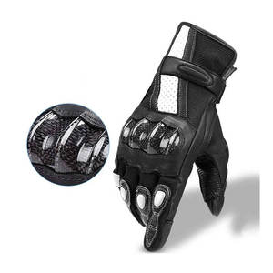 Factory Direct High Quality Breathable Leather <b>Touch</b> <b>Screen</b> Non-Slip Full Finger Winter Motorbike <b>Gloves</b> Customized Design - Product Image 2