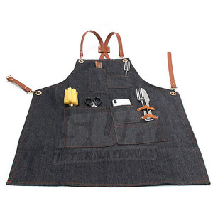 Delantales de Cocina de Algodón de Alta Calidad, Impermeables, Transpirables, Ecológicos, Duraderos y Ajustables, Delantales de Restaurante para Cocinar - Product Image 2