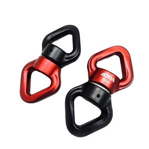 ADELA AG-15 aluminio de alta calidad anodizado 360 grados Yoga Swivel Spinner mosquetón personalizado 30kN equipo de protección contra caídas - Product Image 1