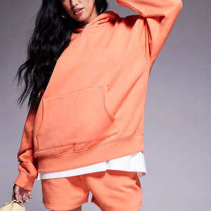 Sudadera con Capucha Extra Grande para Mujer, Cómoda, Personalizable (OEM), Invierno, a la Moda, Talla Grande, Informal, Transpirable - Product Image 2