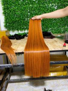 Vietnamien Super Double Drawn Bone Straight 100% Paquets de cheveux naturels vietnamiens au prix de gros - Product Image 2