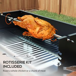 Griglia Elettrica BBQ con Girarrosto e Griglia a 3 Livelli in Acciaio Inox, Ripiani Portaoggetti per Pollo e Tacchino, Opzione Logo Personalizzato - Product Image 4