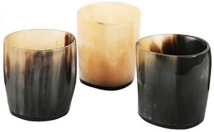 Vaso de Cóctel de Cuerno Natural Premium, Ecológico, Reciclable, Estilo Americano, Minimalista, Acabado Mate, Capacidad Personalizada, Sin Cerveza - Product Image 3