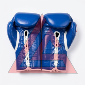 Guantes de Boxeo Azules Hechos a Medida por Fábrica, 100% Cuero Original, Guantes de Boxeo Profesionales para Golpear - Product Image 4