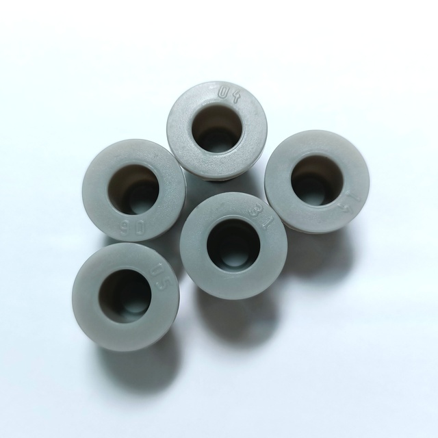 Taiwan-China Made High Quality Conductive Silicone Rubber Keypad Single Switch Button Molded 40-70 Hardness Black Lanjo V1117