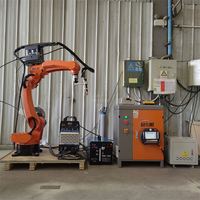 Bras robotisé de soudage industriel à 6 axes, capacité de charge de 10 kg, pour le soudage de l'acier et de l'aluminium