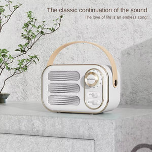 Nuevo Altavoz Inalámbrico Portátil Retro de Plástico con Bajos, Mini Reproductor para el Hogar con Sonido Potente y Función de Radio Integrada - Product Image 5