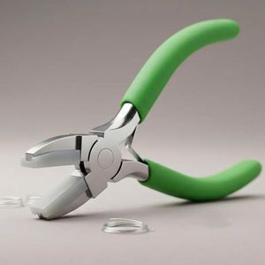 LUMINEX IMPEX LUB=127 3-Piece <b>Pliers</b> <b>Set</b> for Earring Making with Nylon Jaw Bent Nose Ergonomic Grip Jewelry Tools - Product Image 5