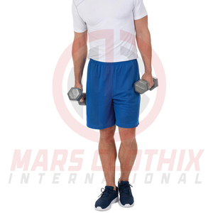 Fitness Sports Summer Gym Workout Mesh <b>Shorts</b> For Boys Elastic Waist Quick Dry Casual Sports Men <b>Shorts</b> with Pockets - Product Image 2