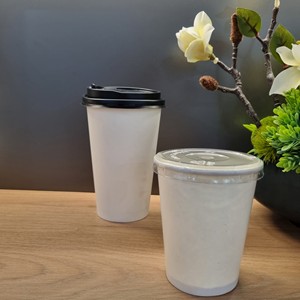 Factory Wholesale 6oz 8oz 10oz 12oz 16oz Kraft Paper <b>Cups</b> with Lids Disposable Single Wall Hot Drink <b>Coffee</b> Tea Takeaway <b>Cups</b> - Product Image 5