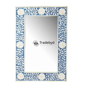 Cadre photo vintage fait main avec incrustation d'os, qualité supérieure, finition brillante par Tradebyd - Product Image 1