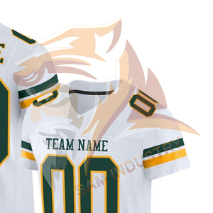 Camiseta de Fútbol Americano Personalizada con Sublimación, Mangas Cortas, Secado Rápido, Antibacteriana - Product Image 5