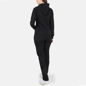 Trendy Women Tracksuit 2 Piece Fleece Set <b>Zip</b> <b>Up</b> Hooded Sweatshirt Jogging Pants Casual Sportswear Activewear Ladies Sweatsuit - Product Image 6