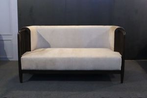 Modern Fabric <b>Sofa</b> 2 Seater With Teak <b>Wood</b> <b>Frame</b> Midcentury Design Living Room Furniture Apartment Use Model BEN21 - Product Image 2