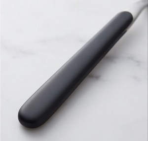 Minimalist Stainless Steel Flatware Set with <b>Black</b> Handles Dishwasher Safe Wedding Dining <b>Cutlery</b> - Product Image 2