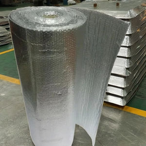 Rouleau d'isolation en aluminium à bulles, feuille d'isolation thermique réfléchissante pour toit, mur, plafond, CVC et usage industriel - Product Image 1