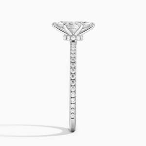 BOJ <b>Ring</b> 048 Marquise Cut 925 <b>Silver</b> Demi Three Quarter Coverage Diamond <b>Ring</b> 2ct D Color VVS1 Moissanite GRA Certified Sale - Product Image 3