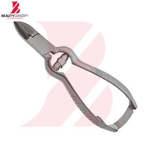 Stainless Steel 5 Pieces Podiatry Chiropody Pedicure Foot <b>Nail</b> Care Kit Ingrown Tools Set Podiatrist Instruments - Product Image 3