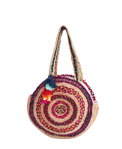 Sacs utilitaires robustes en toile de jute conçus pour résister à l'usure quotidienne, avec doublure en coton et polyester et trois poches pour femmes - Product Image 6