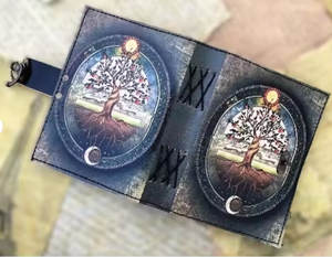 indian Genuine Leather Journal Deckle Edge Paper <b>Notebook</b> Tree Design Personalized Dairy Spell Brass <b>Lock</b> journal - Product Image 4