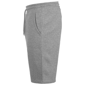 Shorts de pêche pour homme, gris, en coton, style Bermuda, avec cordon de serrage à la taille et poches, style décontracté, 100% coton French Terry. - Product Image 3