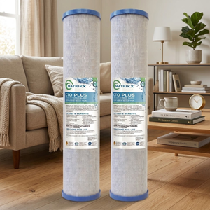 Système de préfiltration d'eau à charbon actif pour toute la maison, cartouche de remplacement directe, fiable, indispensable pour la cuisine - Product Image 1