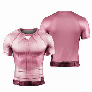 เสื้อแรชการ์ดสำหรับฝึกซ้อม BJJ ระบายอากาศได้ดี แห้งเร็ว กระชับกล้ามเนื้อ สำหรับผู้ชาย ออกกำลังกาย ฟิตเนส เล่นน้ำ ทนทาน - Product Image 4