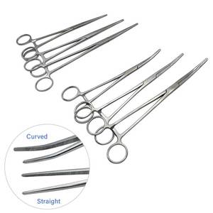 Orthopedic Locking Forceps Hemostatic Surgical Clamp Curved Straight Tip Reusable High Quality Steel Surgical Instruments - Product Image 4
