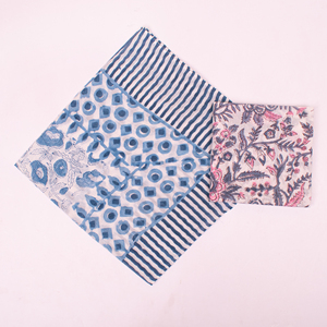 Handmade Cotton <b>Square</b> Handkerchief Floral Print Bandana <b>Scarf</b> Breathable Eco-Friendly Casual Wear Spring Summer Unisex Kerchief - Product Image 4