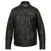 Veste en cuir d'agneau de haute qualité pour homme, style streetwear, nouvelle collection, provenance du Pakistan, avec du duvet et de la laine.