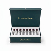 Boîte cadeau en carton rigide personnalisée avec couvercle magnétique et insert en EVA pour bouteille en titane, soins de la peau, parfum et emballage de produits de beauté