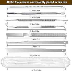 ชุดเครื่องมือตัดเล็บขบคุณภาพสูงสำหรับเล็บเท้าหนา ทำจากสแตนเลส ตัดเล็บเท้าได้คมกริบ ตรง ไม่โก่งงอ - Product Image 2