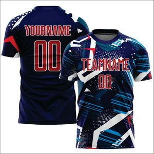 Muestra Gratuita de Camiseta de Fútbol Retro, Camisetas de Fútbol con Impresión Sublimada, Secado Rápido, Uniforme de Fútbol de Manga Corta para Adultos - Product Image 3