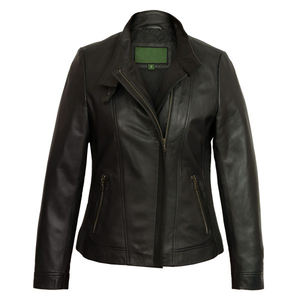 Chaqueta de Cuero PU Otoño 2026, Nueva, Corte Ajustado, Color Sólido, Personalizada, Chaqueta de Cuero para Mujer de Invierno - Product Image 1