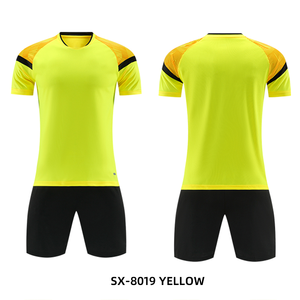 Uniforme de Fútbol para Hombre SX-8023, Blanco y Azul, Impresión Sublimada, Transpirable, de Poliéster, Manga Corta, Corte Atlético - Product Image 4