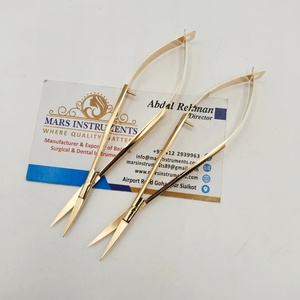 Matte White High Quality Eyebrow Eyelash <b>Spring</b> Scissors Stainless Steel Solid - Product Image 4