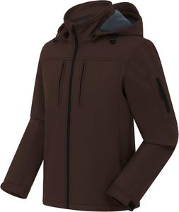 Wholesale Men's Blank Soft Shell Quilted <b>Jacket</b> Waterproof Breathable Stand Collar <b>Winter</b> Outdoor <b>Running</b> Front Logo - Product Image 5