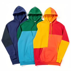 Sweat-shirt à capuche personnalisé en molleton 100% coton, coupe oversize, avec fermeture éclair, impression personnalisée, style streetwear, grandes tailles - Product Image 4