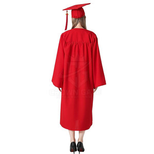Conjunto de toga y birrete de graduación de color personalizado de calidad premium para programas de graduación de institutos educativos y ceremonias escolares - Product Image 6