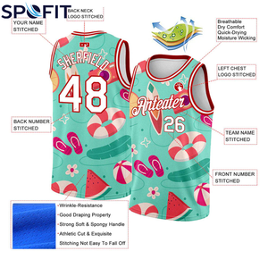 เสื้อบาสเก็ตบอลแบบยูนิเซ็กซ์รุ่นใหม่ปี 2026 รับผลิตตามสั่ง ขายส่ง ผ้าโพลีเอสเตอร์ 100% บริการ OEM เสื้อบาสเก็ตบอลสั่งทำพิเศษ - Product Image 2