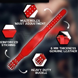 Ergonomic Workout Support Weightlifting Belts With Secure Fit And Strong Stitching Weightlifting Belts For Daily Gym Use - Product Image 2