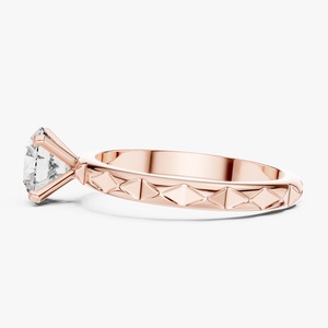 <b>Unique</b> Design Moissanite <b>Engagement</b> <b>Ring</b> with Durable for Daily Wear Fine Jewelry Collection Available At Reasonable Price - Product Image 4