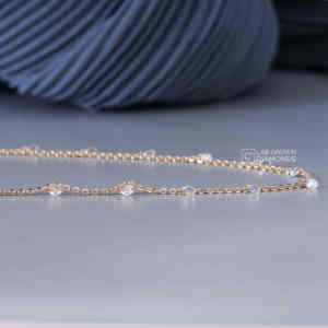 Colgante de Lujo de Plata S925 con Moissanita de Corte Redondo para Mujer, Calidad VS EF, Trece Piedras, Un Quilate, Joyería de Boda, Regalo - Product Image 5