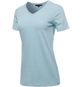 Nouveau haut vente personnalisé surdimensionné à manches courtes décontracté doux uni 100% coton personnalisé femmes t-shirt double couleur confortable - Product Image 3