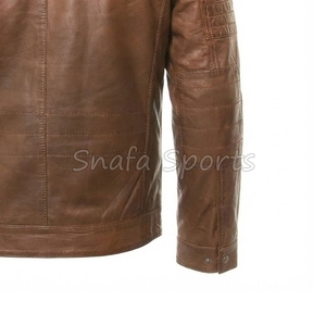 Veste bomber pour homme tendance, nouvelle collection, avec grandes poches, très populaire, de haute qualité, veste en cuir de luxe sur mesure pour homme - Product Image 5