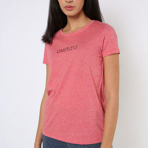 เสื้อยืดออกกำลังกายสีพื้นสำหรับผู้หญิง ซักได้ แฟชั่น ราคาโรงงาน ดีไซน์โดดเด่น เสื้อยืดใส่หน้าร้อน ราคาถูก - Product Image 1