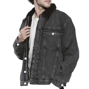 Men's Solid Color Print Button Vintage Embroidered Wash <b>Denim</b> <b>Jacket</b> Eco-Friendly Quick Dry Winter Spring Plus Size <b>Customized</b> - Product Image 1
