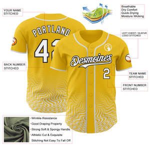 Factory Manufactured Baseball Jersey Premium <b>Athletic</b> Wear Moisture Control Polyester Team Shirt Custom OEM Supplier - Product Image 3